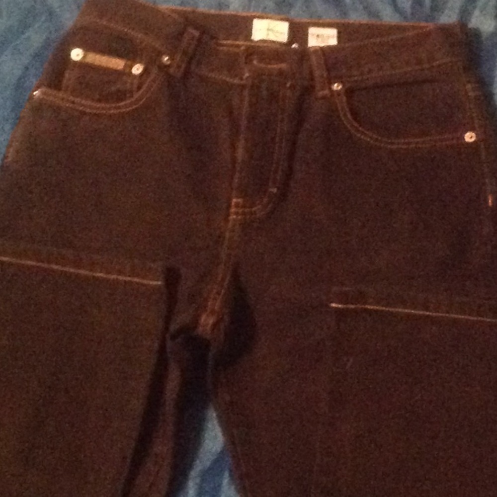 Calvin KleinJeans Black Denim, High Waist Boot Cut